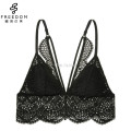 Crochet Spitze V-Ausschnitt plowe lange Linie Bralette hat kreative Rücken-Design Spitze Bralette